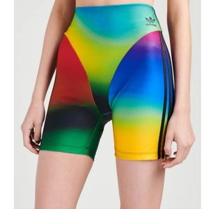 Adidas Paolina Russo Multicolor Biker Shorts